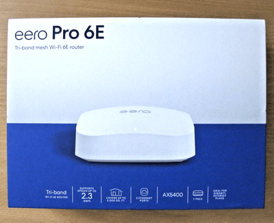 Amazon eero Pro 6E mesh wifi router Tri - Band AXE5400 up to 2.5 Gbps Unused New - MagsTag