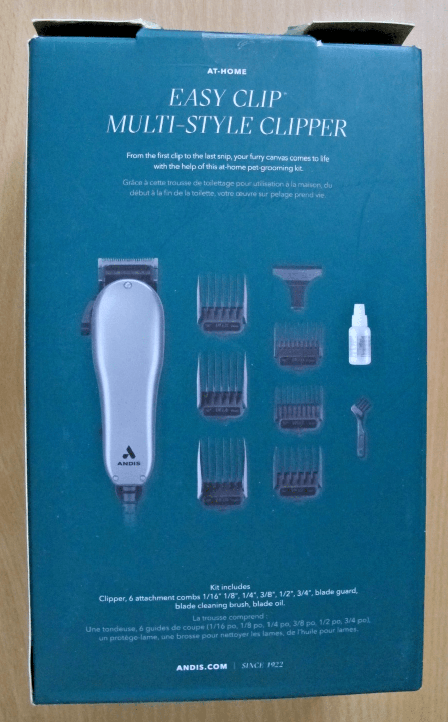 Andis At - Home Dog Pet - Grooming Kit Easy Clip Multi - Style Clipper 3002 Unused - MagsTag