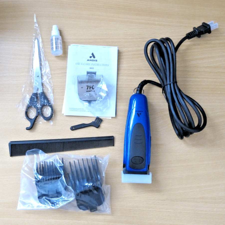 Andis Easy Clip Versa Pet Grooming Clipper Kit Blue Model 60315 Open Box unused - MagsTag