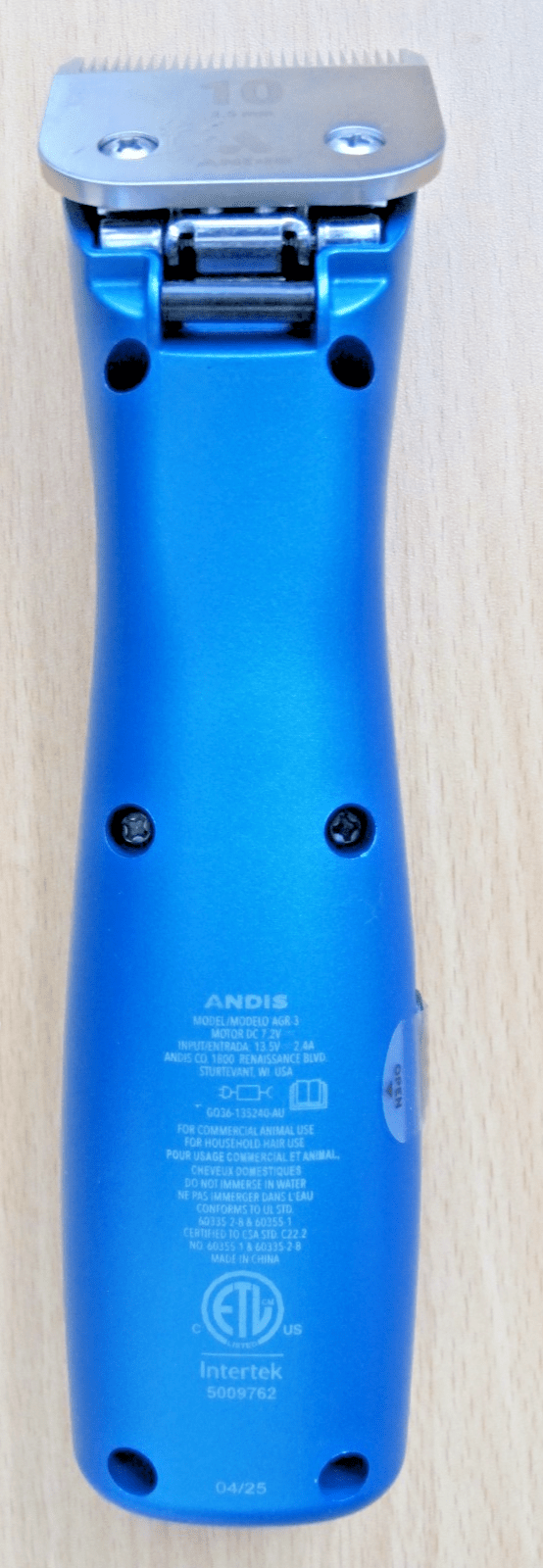 Andis eMerge Lite Cordless Detachable Blade Clippers Open Box Free 10 Blade - MagsTag
