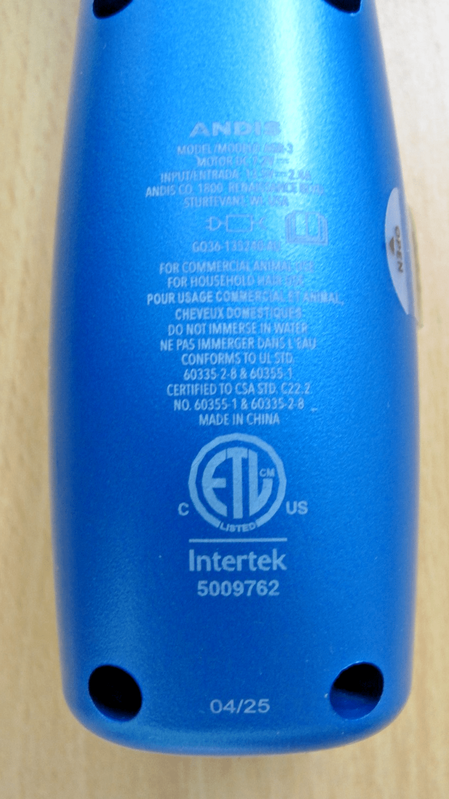 Andis eMerge Lite Cordless Detachable Blade Clippers Open Box Free 10 Blade - MagsTag