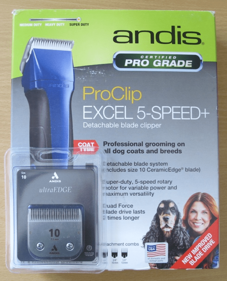 Andis Excel ProClip 5 - Speed Detachable Blade Clippers plus 10 blade Open Box - MagsTag