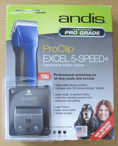 Andis Excel ProClip 5 - Speed Detachable Blade Clippers plus 10 blade Open Box - MagsTag