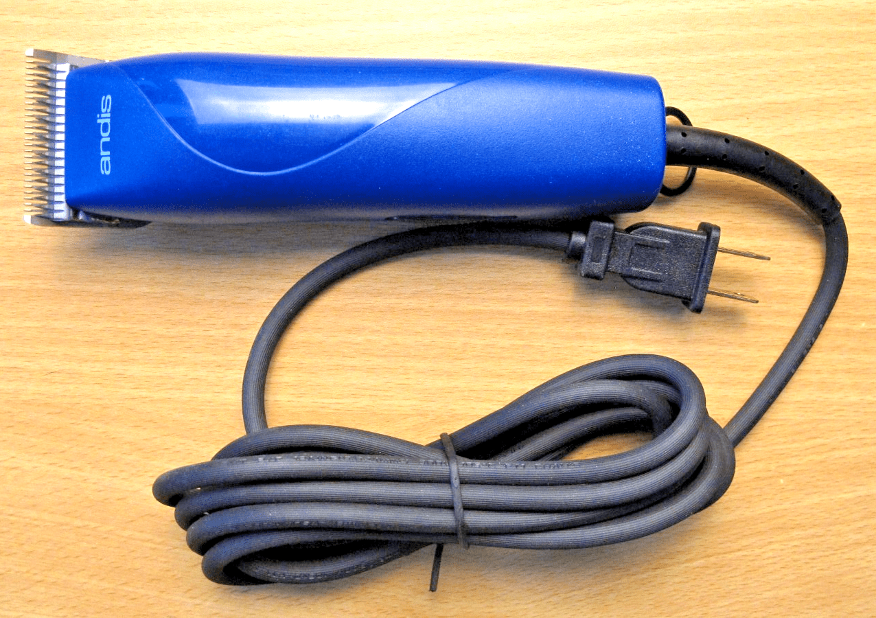 Andis Heavy Duty 21485 MBG - 2 Easy Clip 8 Pc Groom Clippers Blue 120V Open Box - MagsTag