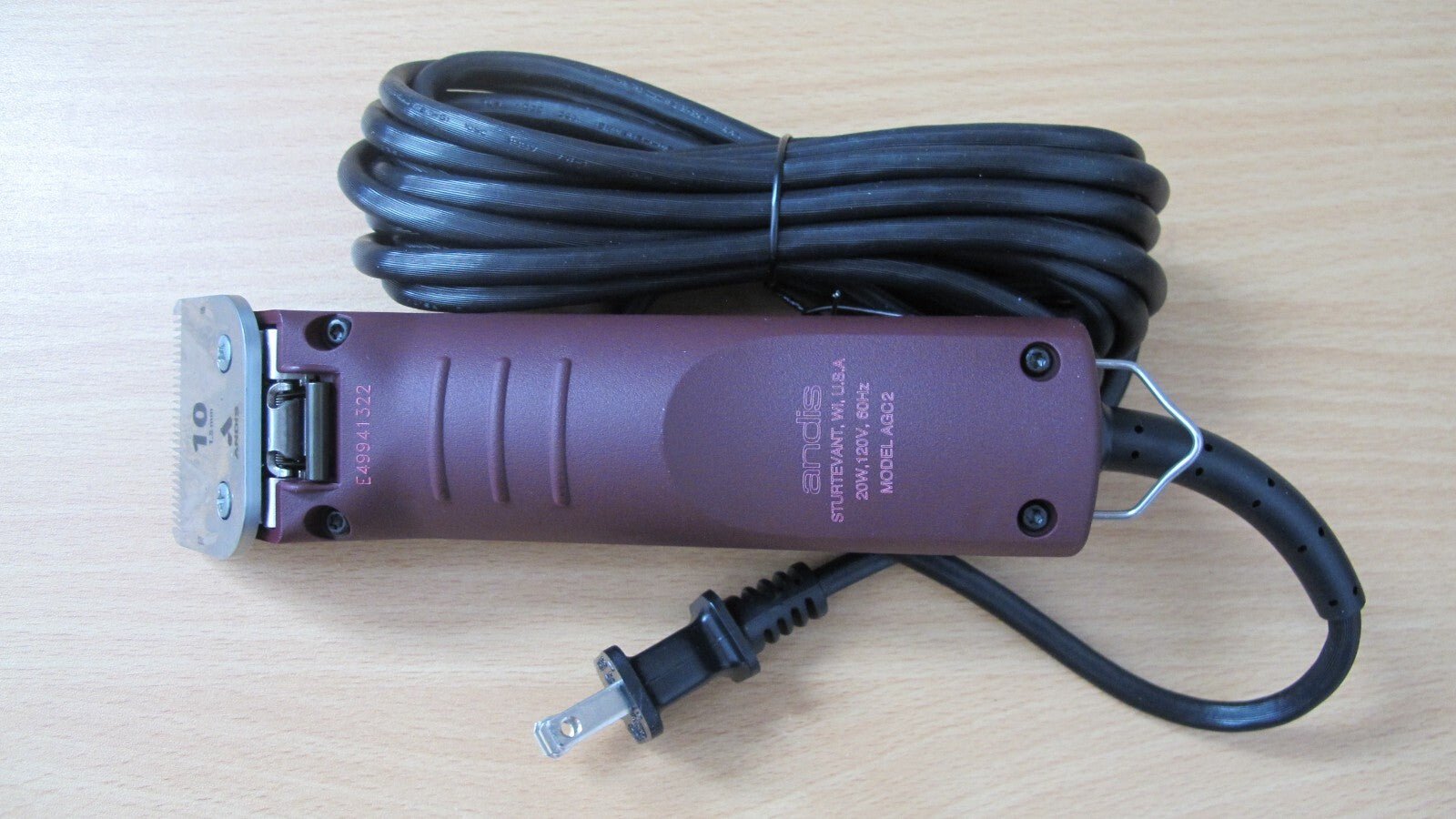 Andis Pro AGC Super 2 Speed Pet Hair Clipper Brown 22360 AGC2 Open Box Unused - MagsTag