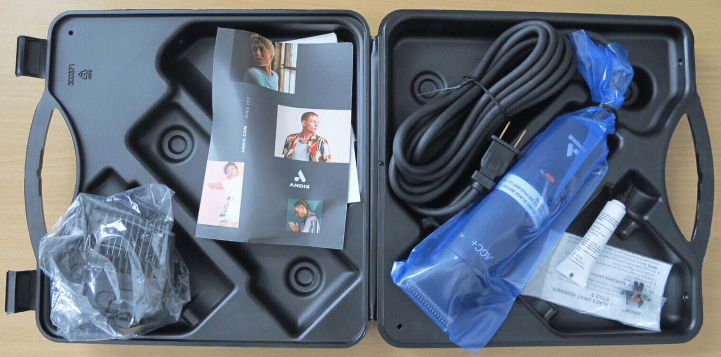 Andis ProClip AGC+ 24660 Professional Pet Clipper Grooming Kit w/Case Open Box - MagsTag