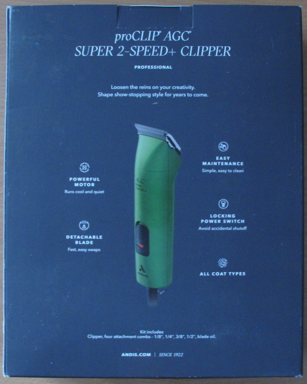 Andis ProClip AGC Super 2 - Speed Detachable Blade Clippers AGC2 Open Box - MagsTag