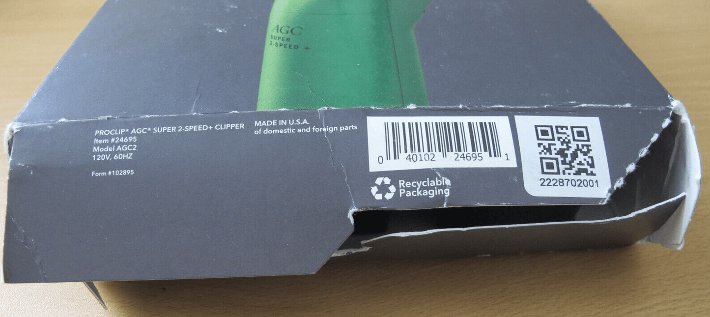 Andis ProClip AGC Super 2 - Speed Detachable Blade Clippers AGC2 Open Box - MagsTag