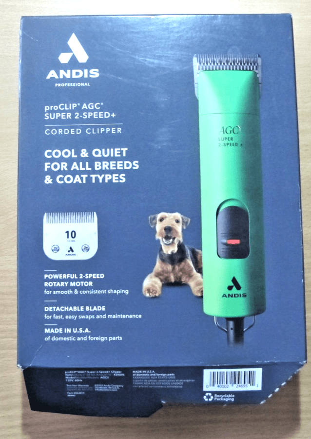 Andis ProClip AGC UltraEdge Super 2-Speed Detachable Blade Dog Clipper UNUSED - MagsTag