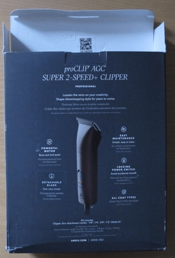 Andis ProClip AGC2 AGC Super 2 - Speed+ Detachable Blade Clipper 23335 Open Box - MagsTag