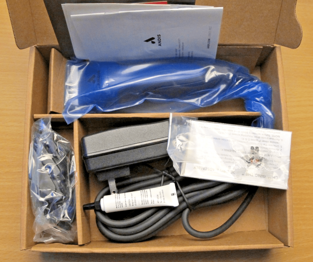 Andis ProClip Excel Detachable Blade Dog Clipper Blue 5 - speed Open Box - MagsTag