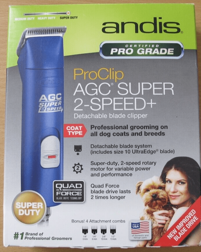 Andis UltraEdge AGC Super 2 - Speed Detachable Blade Clipper Blue 22405 Open Box - MagsTag