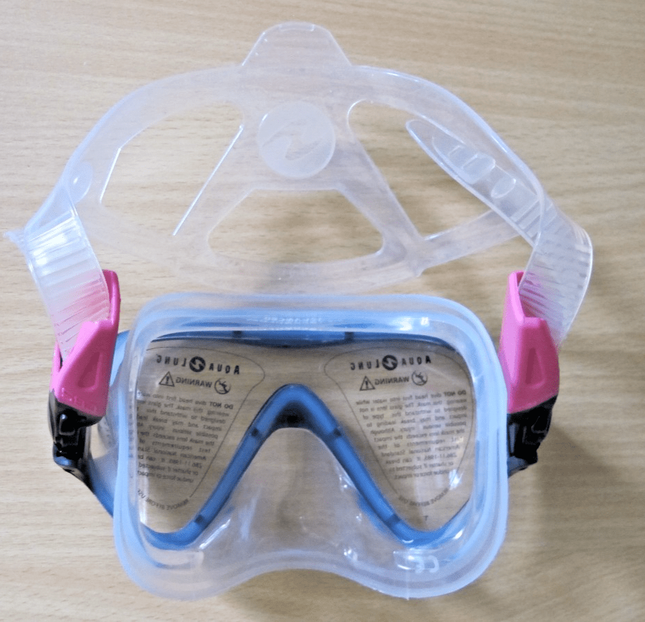 Aqua Lung Linea Single Lens Dive Mask Pink Open Box Brand New - MagsTag