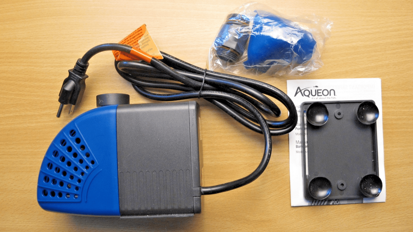 Aqueon QuietFlow Submersible Utility Pump AQ3000 530 GPH Open Box Unused - MagsTag