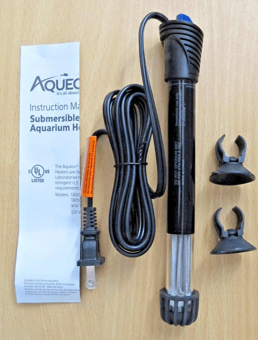 Aqueon Submersible Aquarium Heater, 50 Watts, Up to 20 Gallons 0291 Open Box - MagsTag