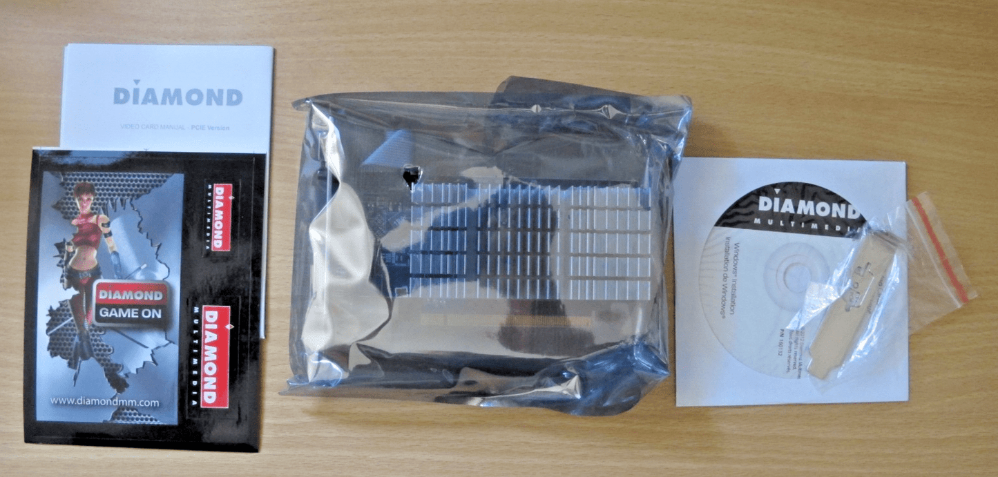 ATI Radeon HD 6450 (6450PE31G) 1GB/1GB GDDR3 SDRAM PCI Diamond Multimedia AMD - MagsTag