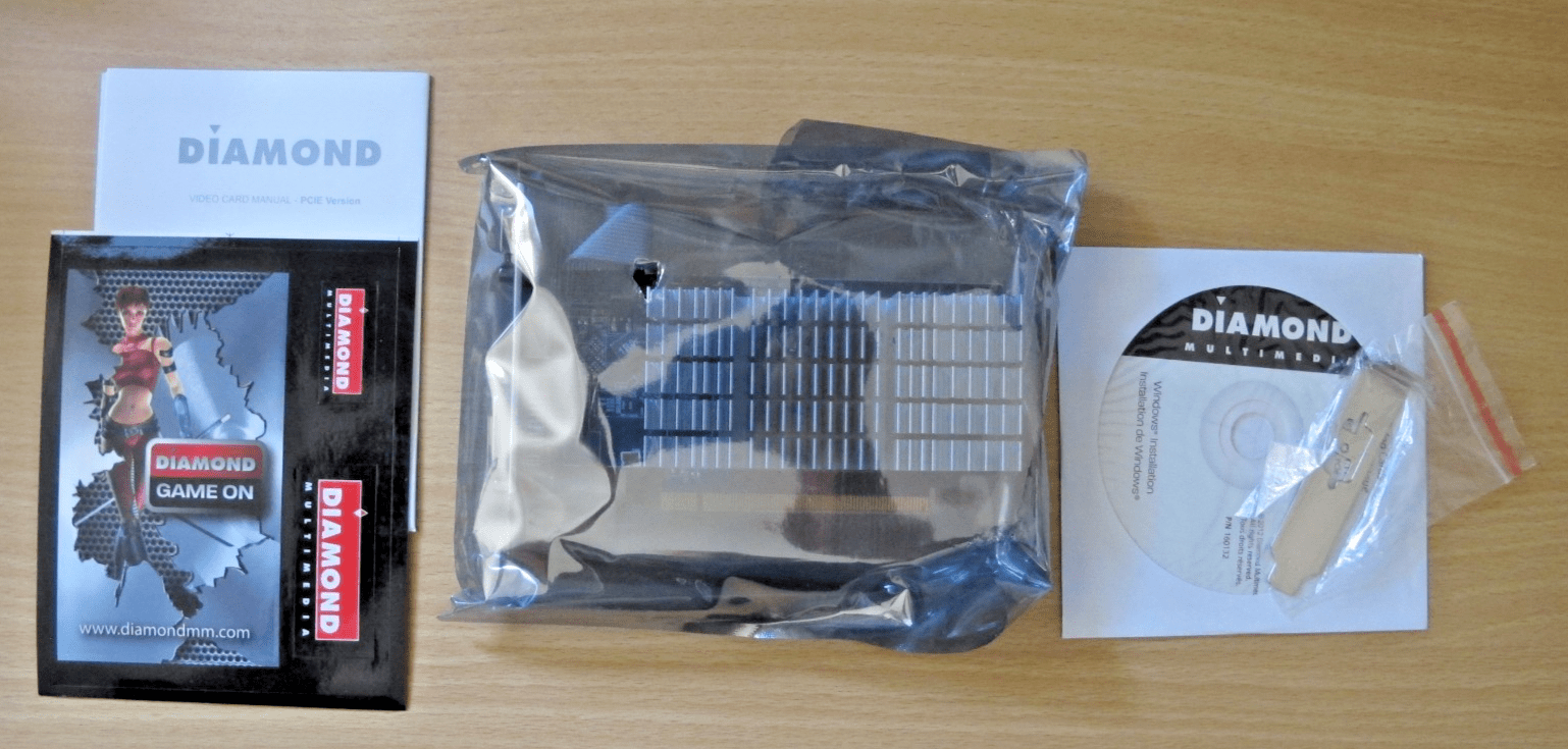 ATI Radeon HD 6450 (6450PE31G) 1GB/1GB GDDR3 SDRAM PCI Diamond Multimedia AMD - MagsTag