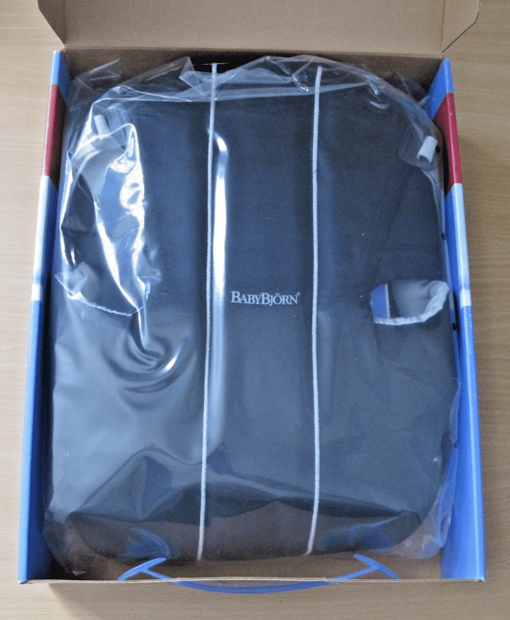 Baby Bjorn Baby Active Carrier - Cotton Blend 8 - 25lb Baby 0+ Mo - Black/Silver - MagsTag