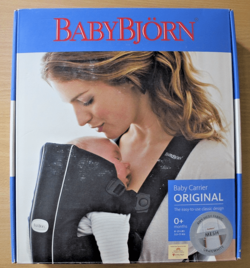Baby BJORN One Air Mesh Baby Carrier Gray And White 8 - 25 Lbs Unused Open Box - MagsTag