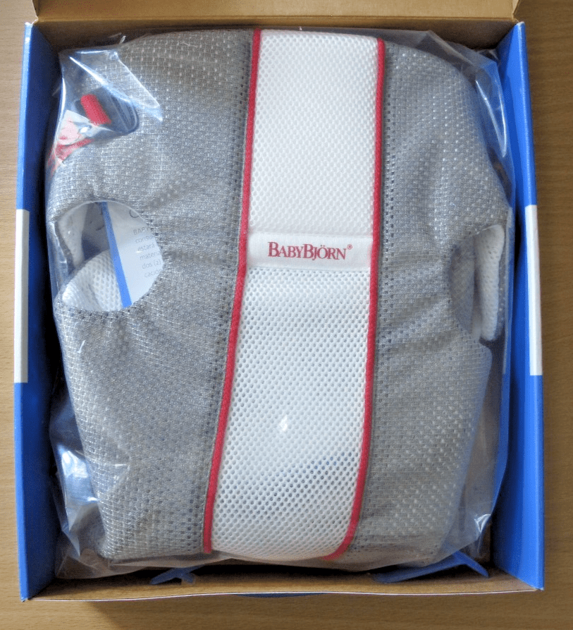 Baby BJORN One Air Mesh Baby Carrier Gray And White 8 - 25 Lbs Unused Open Box - MagsTag