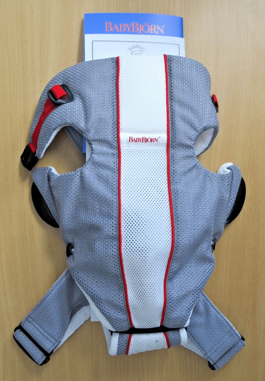 Baby BJORN Original One Air Mesh Baby Carrier Gray And White 8 - 25LB 3 - 5 - 11KG - MagsTag