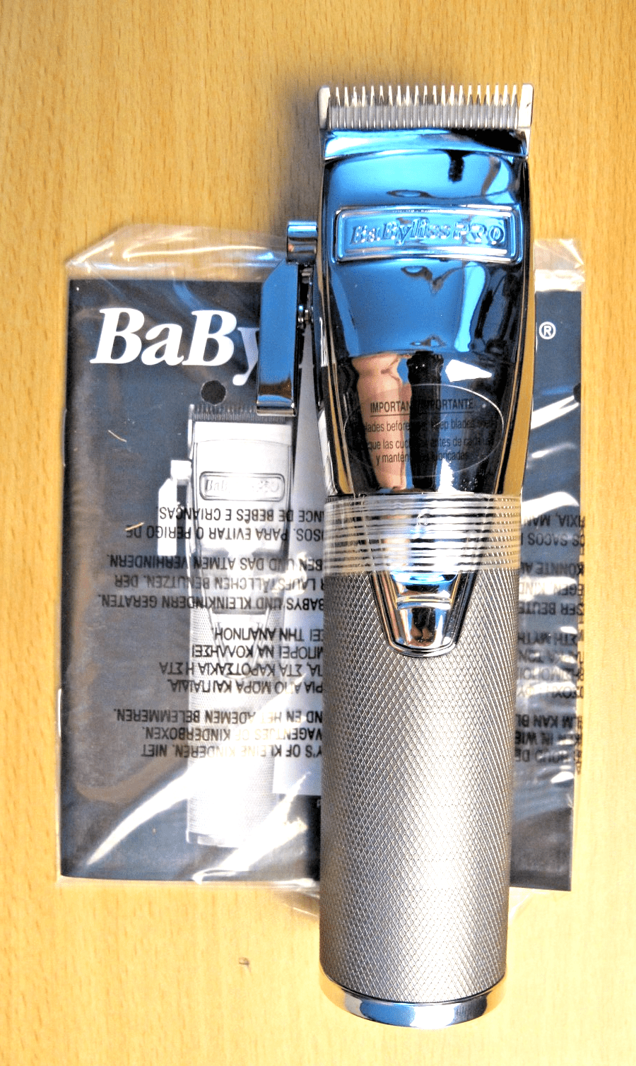 BaBylissPRO Metal Lithium-Ion Cordless Clipper Silver FX FX870S Unused - MagsTag