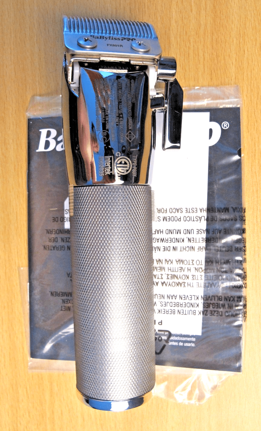 BaBylissPRO Metal Lithium-Ion Cordless Clipper Silver FX FX870S Unused - MagsTag