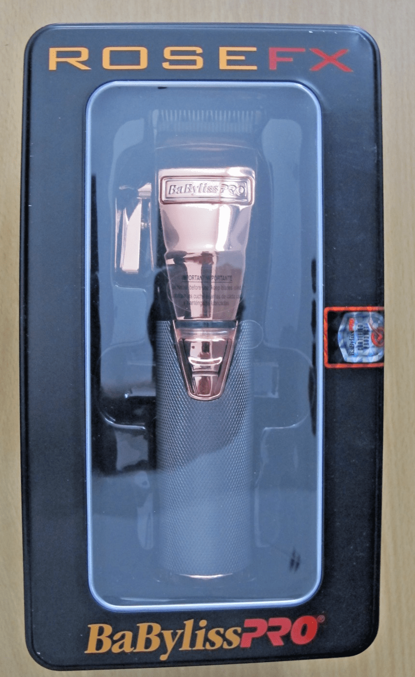 BaBylissPRO RoseFX FX870RG Metal Hair Clipper Cordless Open Box - MagsTag