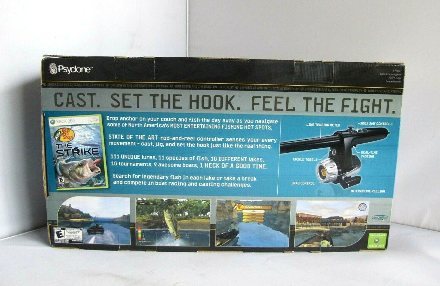 Bass Pro Shops XBOX 360 Fishing Rod And Reel Controller for The Strike VideoGame - MagsTag