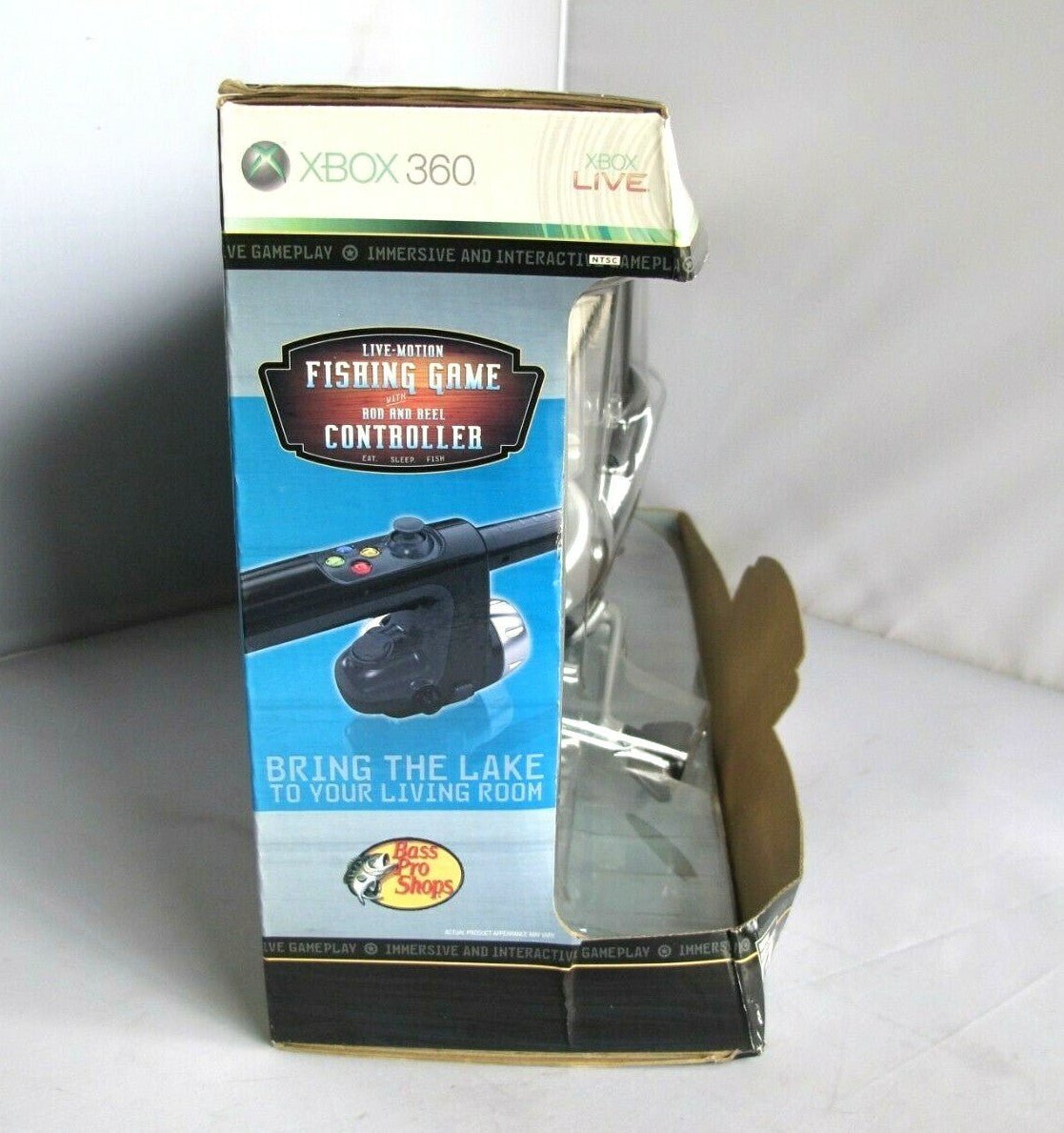 Bass Pro Shops XBOX 360 Fishing Rod And Reel Controller for The Strike VideoGame - MagsTag