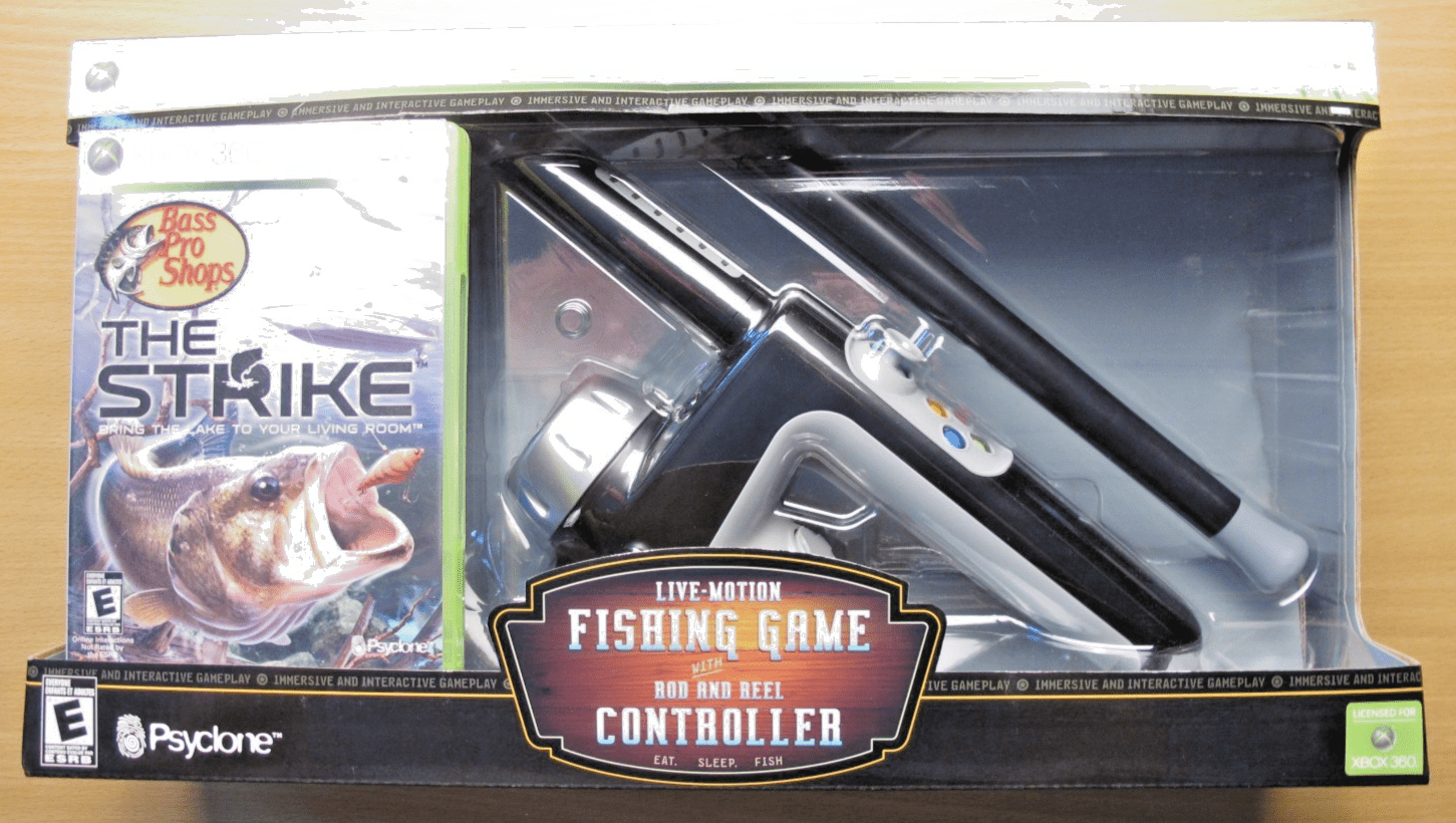 Bass Pro Shops XBOX 360 Fishing Rod Reel Controller The Strike - MagsTag