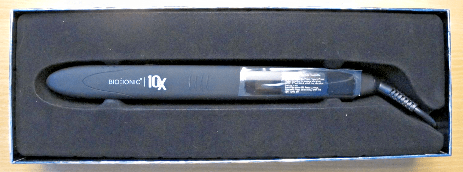Bio Ionic 10X Pro Styling Iron 1" Nano Ionic - with Vibrating Plates Unused - MagsTag