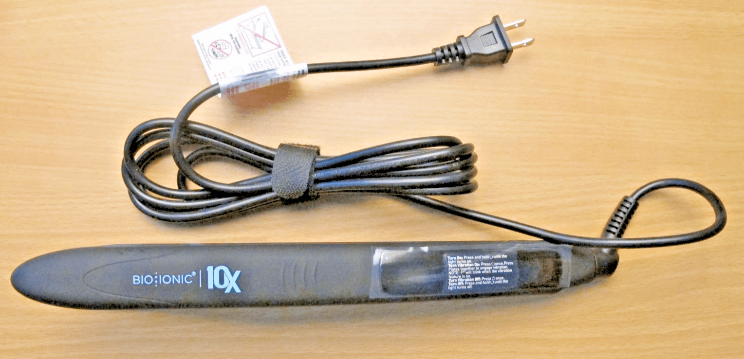 Bio Ionic 10X Pro Styling Iron 1" Nano Ionic - with Vibrating Plates Unused - MagsTag