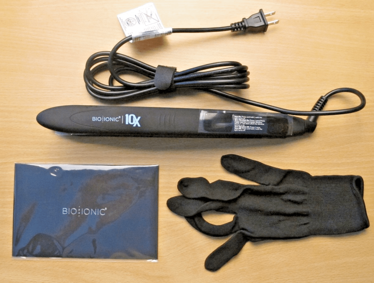 Bio Ionic 10X Pro Styling Iron 1" Nano Ionic - with Vibrating Plates Unused - MagsTag
