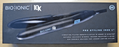 Bio Ionic 10X Pro Styling Iron 1" Nano Ionic - with Vibrating Plates Unused - MagsTag