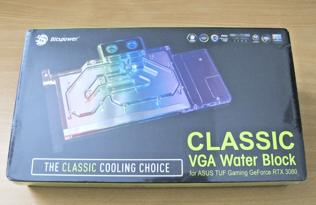 Bitspower Classic VGA Water Block for ASUS TUF Gaming GeForce RTX 3080 VG3080ASF - MagsTag
