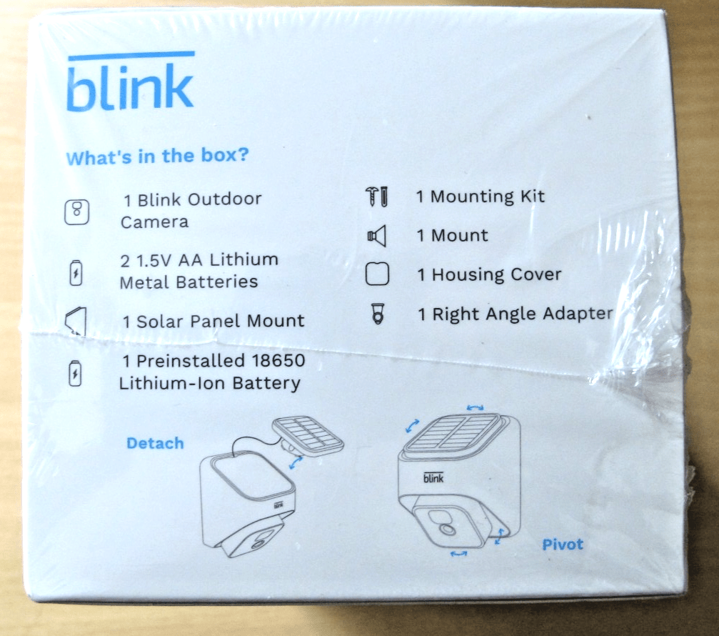 Blink Outdoor Add - On Camera Solar Powered Panel Mount Alexa HD security camera - MagsTag