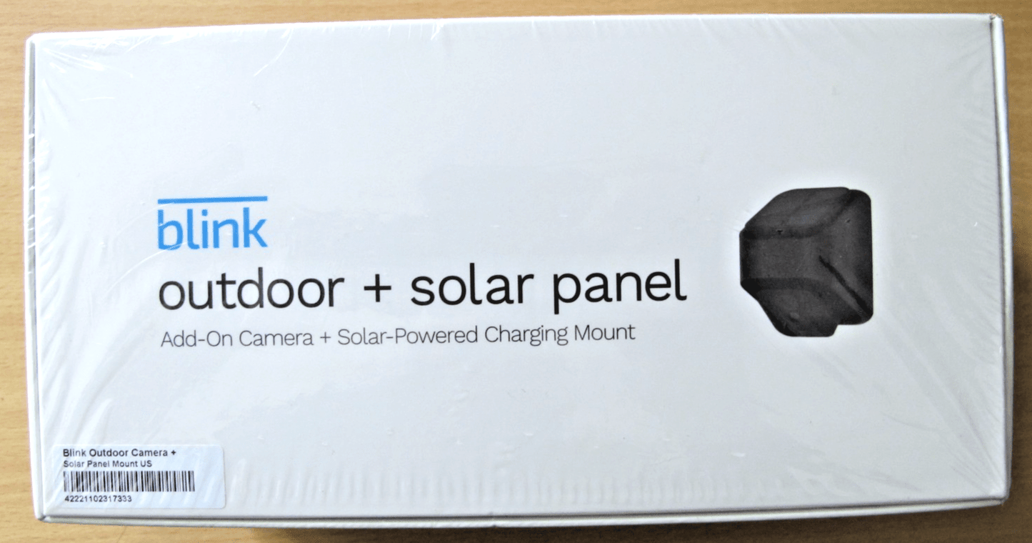 Blink Outdoor Add - On Camera Solar Powered Panel Mount Alexa HD security camera - MagsTag