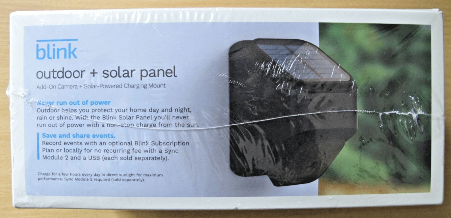 Blink Outdoor Add - On Camera Solar Powered Panel Mount Alexa HD security camera - MagsTag