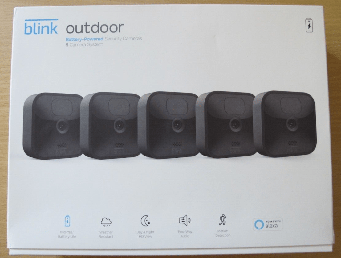 Blink Outdoor HD Security Camera 5 Camera Kit Wireless 3rd Gen 1080p HD video - MagsTag