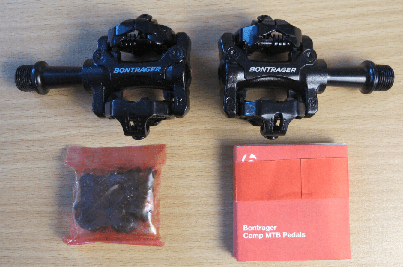 Bontrager 315559677 Comp 9/16 " SPD compatible Mountain bike Black Pedal Set - MagsTag