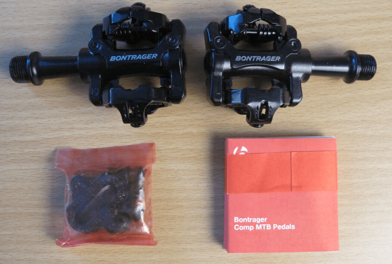Bontrager 315559677 Comp 9/16 " SPD compatible Mountain bike Black Pedal Set - MagsTag