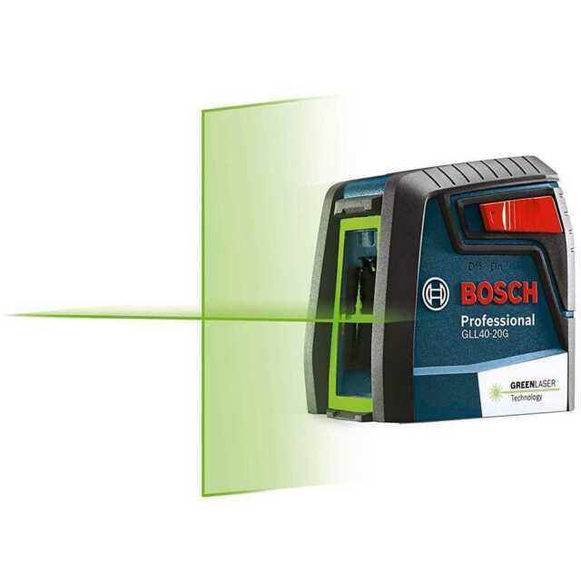 Bosch GLL40 - 20G Green - Beam Self - Leveling Cross - Line Laser Unused - MagsTag
