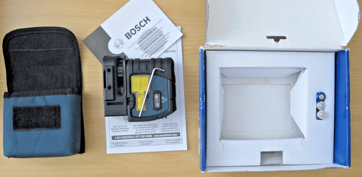 Bosch GPL5 5 - Point Self - Leveling Alignment Laser OPEN BOX - MagsTag