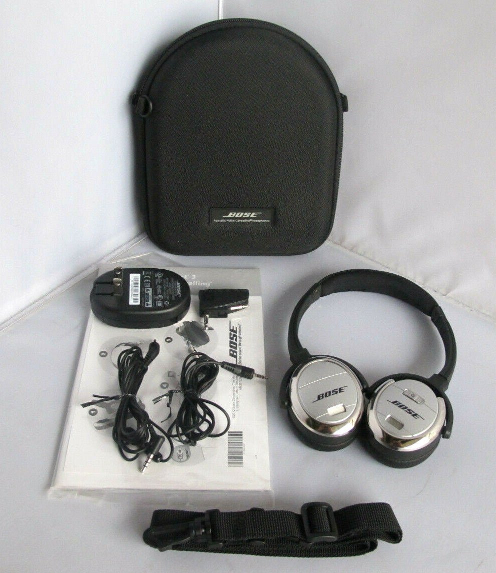 Bose QuietComfort 3 Acoustic Noise Cancelling On - Ear Headphones OPEN BOX - MagsTag