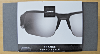 Bose Tempo Style Black Audio Sport Sunglasses 839767 - 0110 Unused Mint - MagsTag
