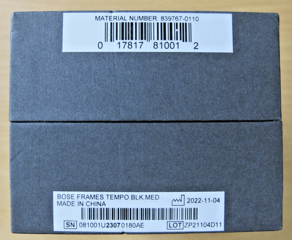 Bose Tempo Style Black Audio Sport Sunglasses 839767 - 0110 Unused Mint - MagsTag