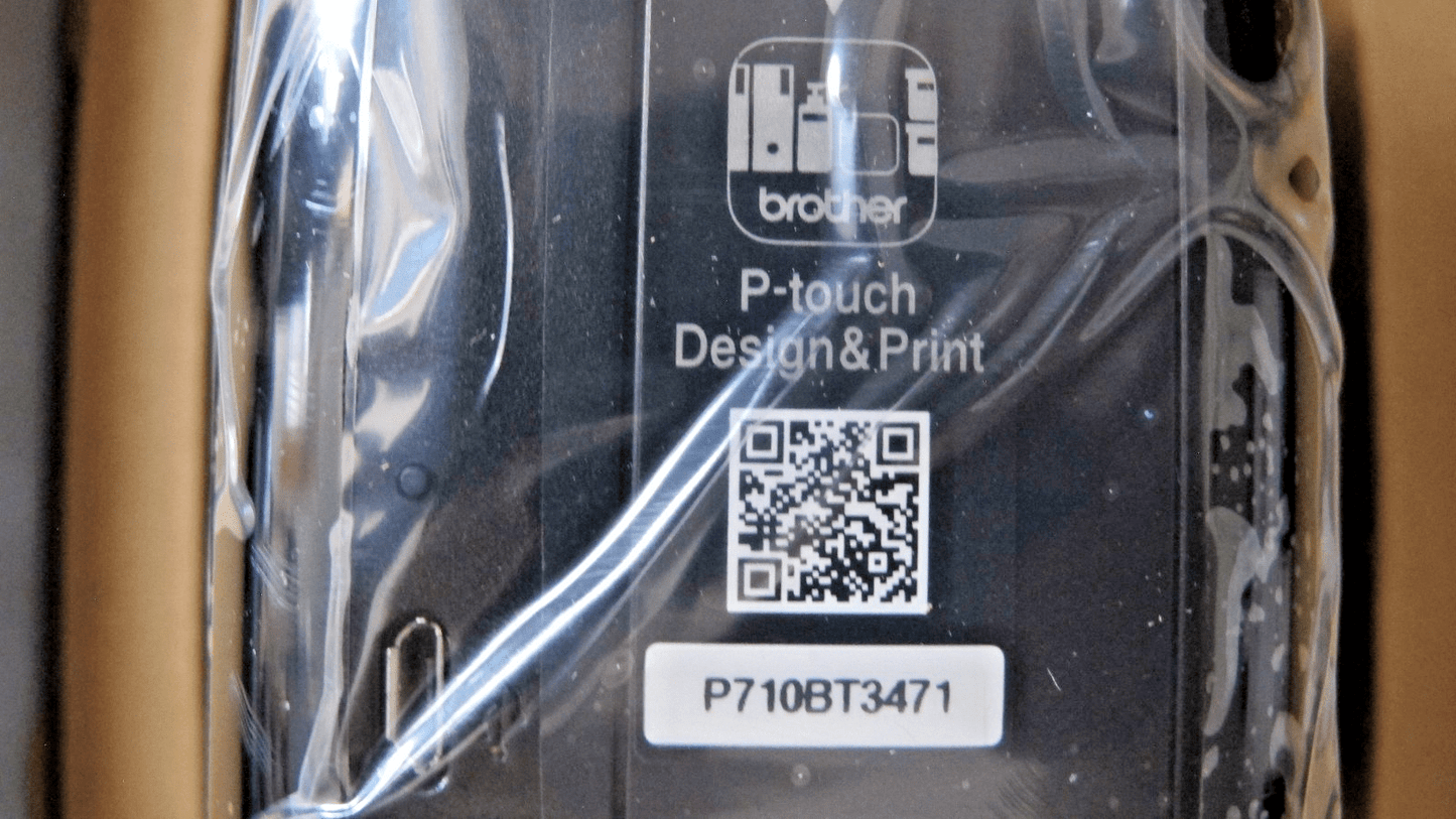 Brother P - touch CUBE Plus 180dpi Bluetooth Thermal Label Maker Black Open Box - MagsTag