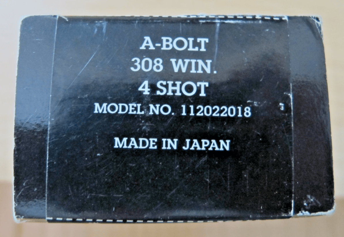 Browning 112022018 A - Bolt 308 Win 4rd Black Steel Body w/Polymer Base Plate - MagsTag