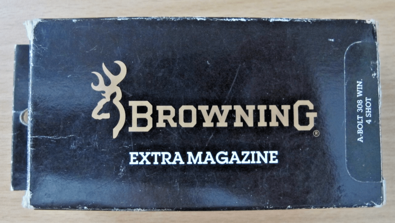 Browning 112022018 A - Bolt 308 Win 4rd Black Steel Body w/Polymer Base Plate - MagsTag